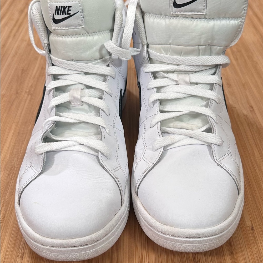 NIKE MENS Court Royale 2 Mid "White Onyx" Size 10 - Picture 8 of 14